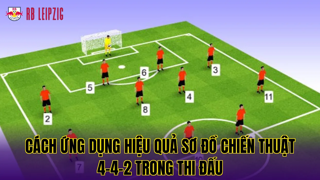 Cách ứng dụng hiệu quả sơ đồ chiến thuật 4-4-2 trong thi đấu