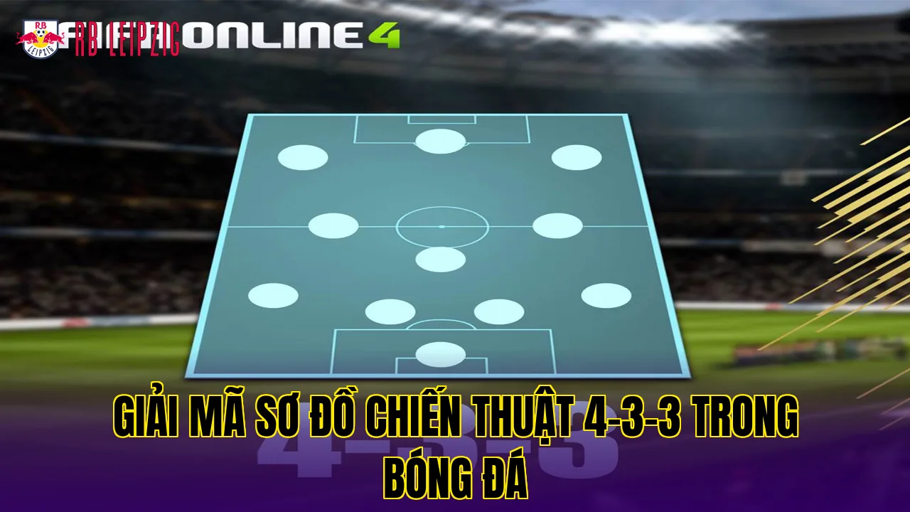 Giải mã sơ đồ chiến thuật 4-3-3 trong bóng đá