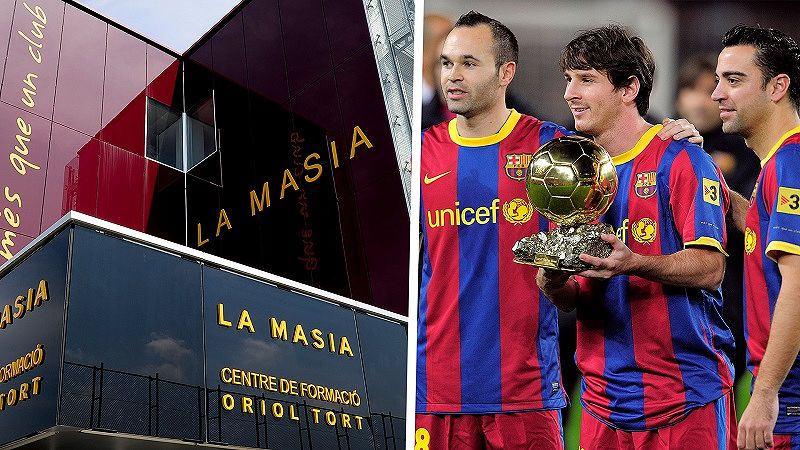 La Masia với Iniesta, Messi và Xavi