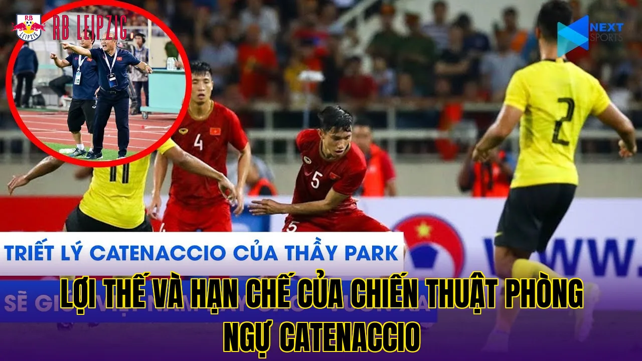 Lợi thế và hạn chế của chiến thuật phòng ngự Catenaccio