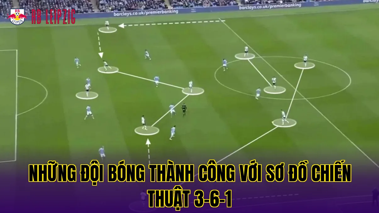 Những đội bóng thành công với sơ đồ chiến thuật 3-6-1