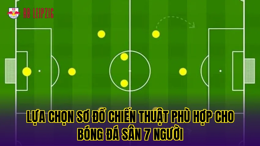 Lựa chọn sơ đồ chiến thuật phù hợp cho bóng đá sân 7 người